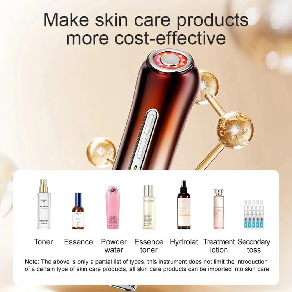 Dispositivo di Bellezza Viso EMS con Microcorrente
