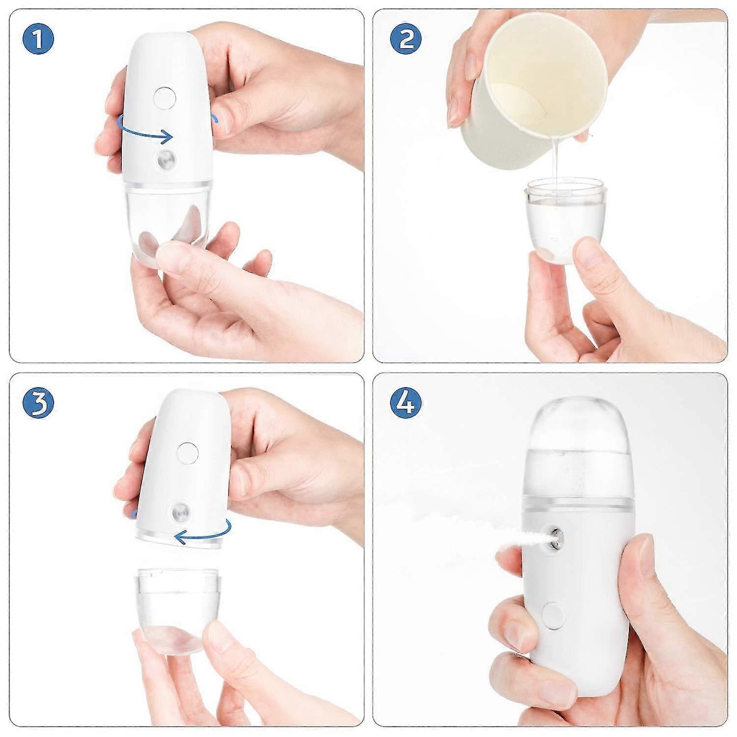 Nebulizzatore Viso Ricaricabile