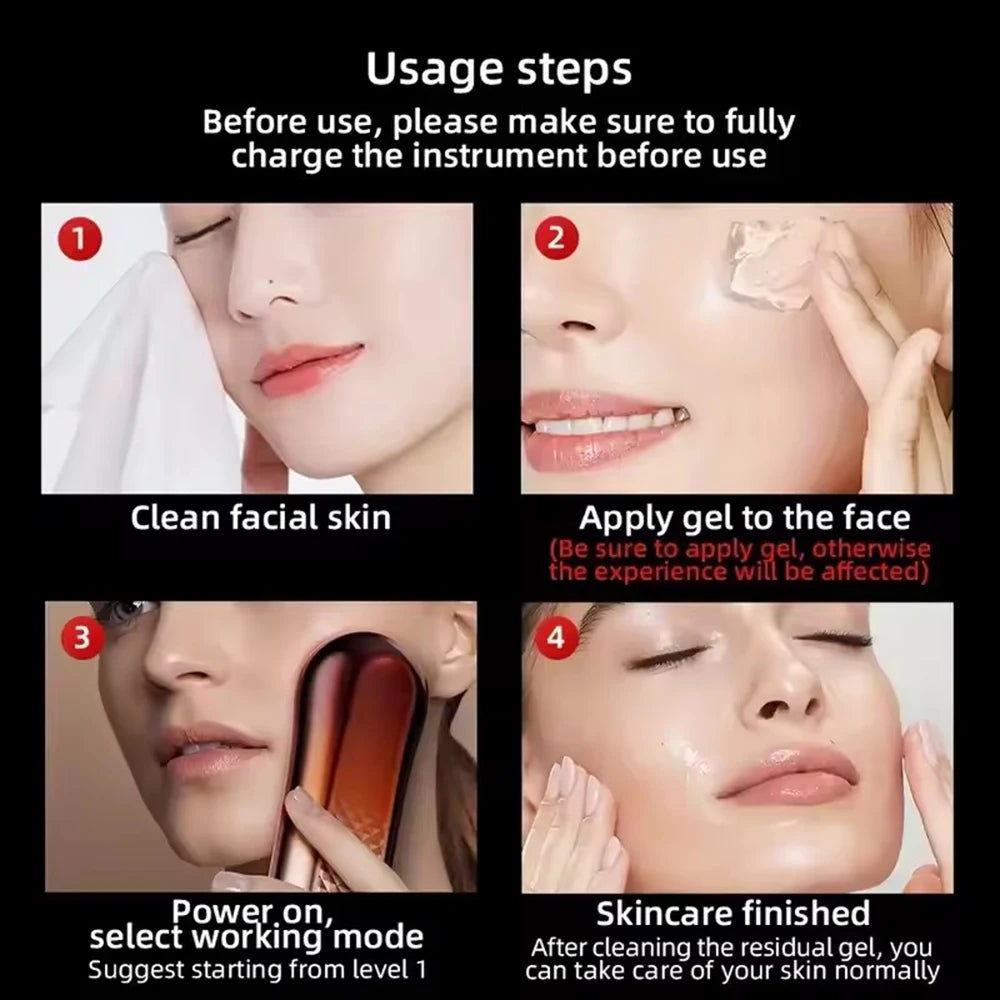 Dispositivo di Bellezza Viso EMS con Microcorrente